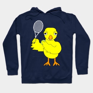 Tennis Chick White Racket Hoodie